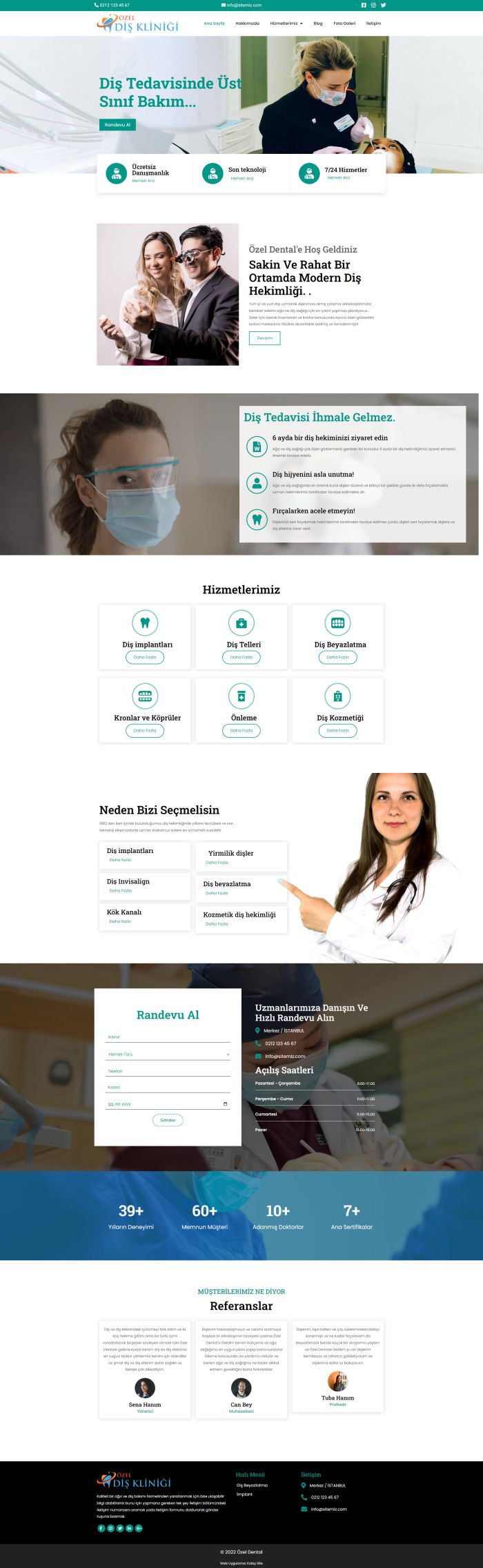 Diş Kliniği 01 Tasarımı