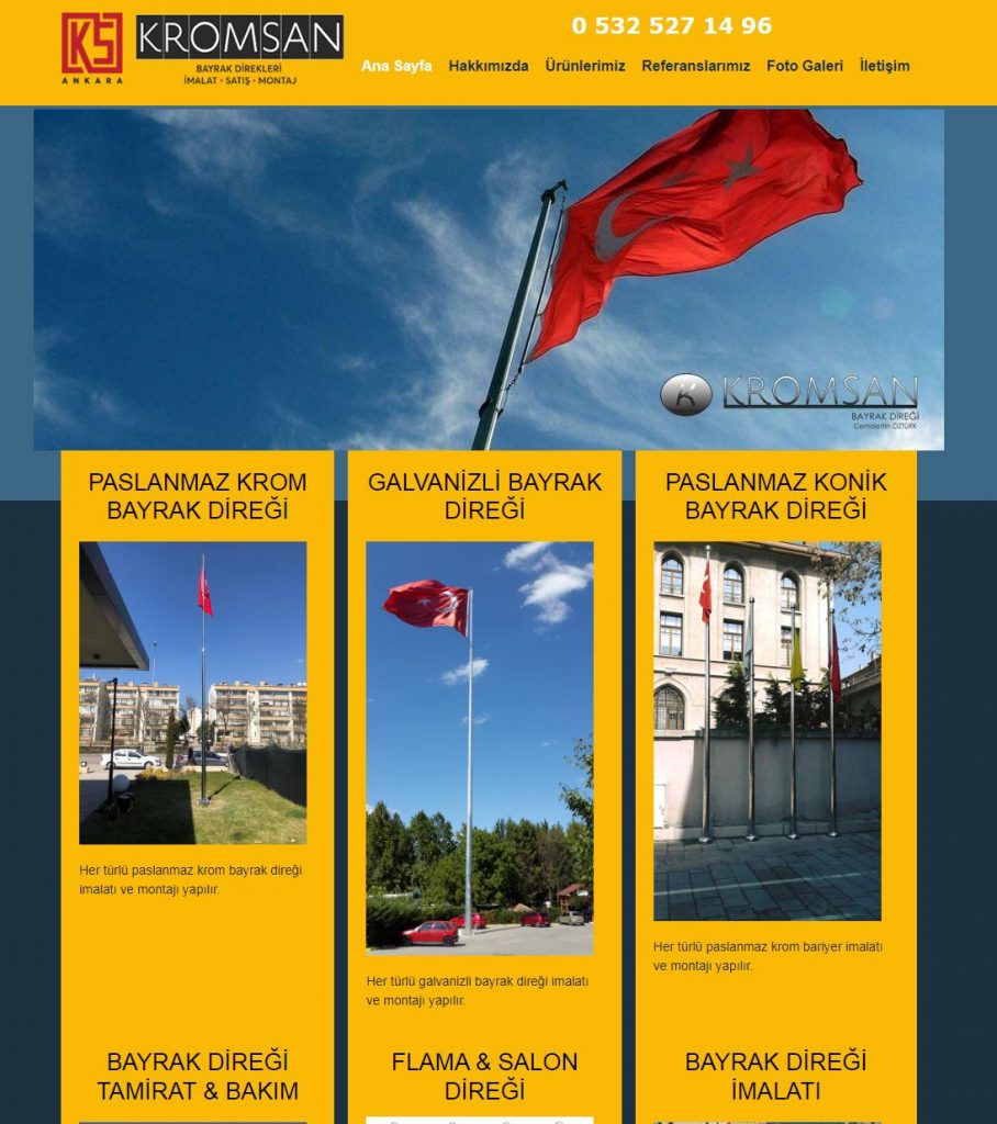 Kromsan Bayrak Direği
